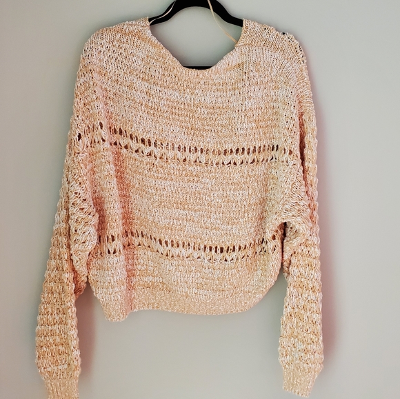 Free People V-Neck Knit Sweater - Picture 3 of 12